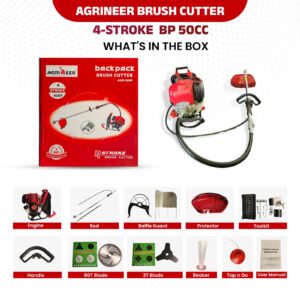 Back Pack Crop Cum Grass cutter BX-50B l 50 CC 4 Stroke Engine